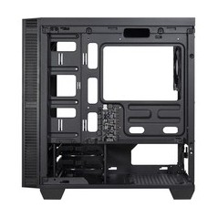 Inter-Tech X-608 Infinity Micro Tower Micro-ATX - Sleek Black, No Power Supply - Compact & Stylish Design for Ultimate Performan